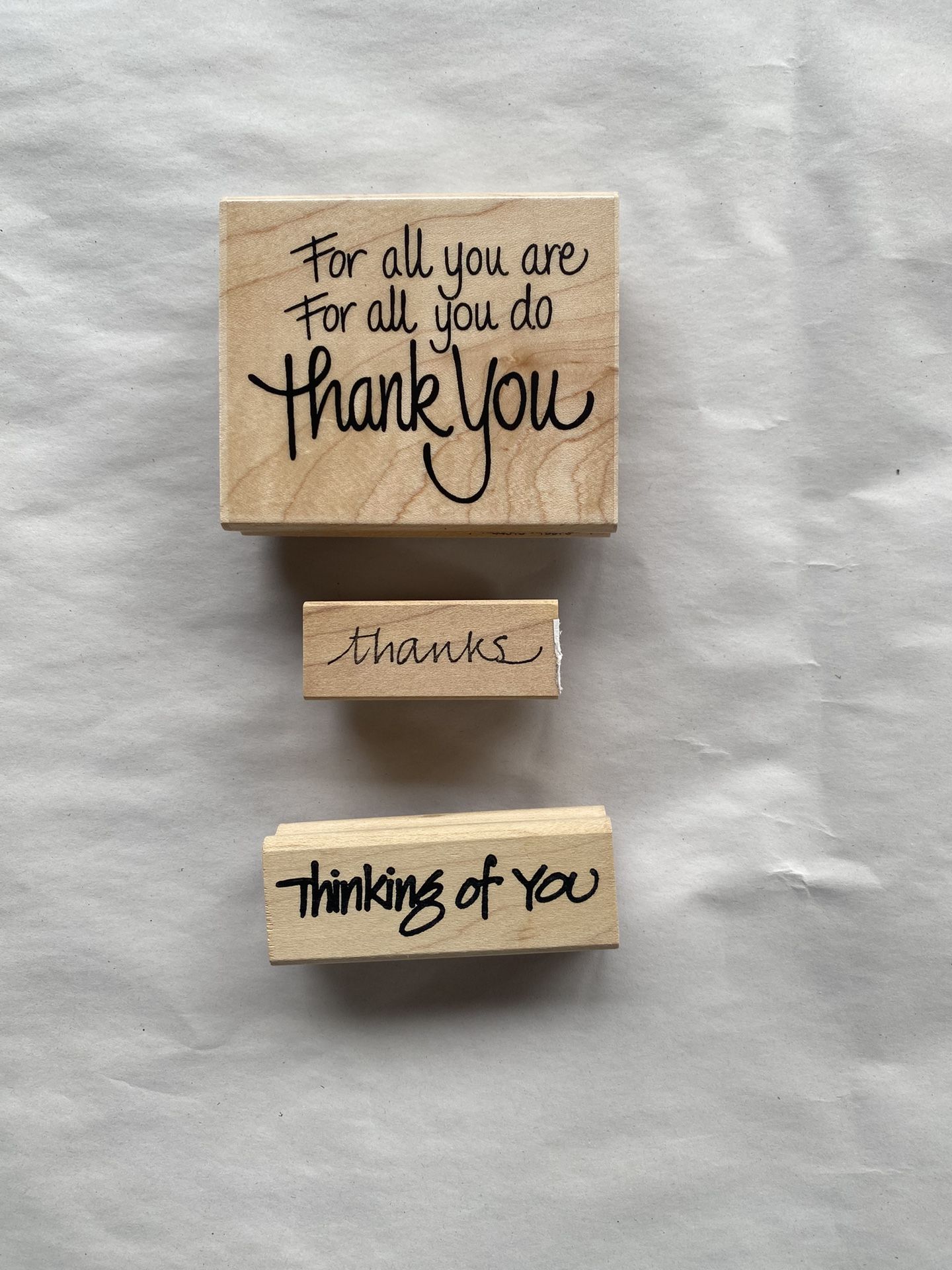 Crafting Stamps Thank you And thinking Of You 