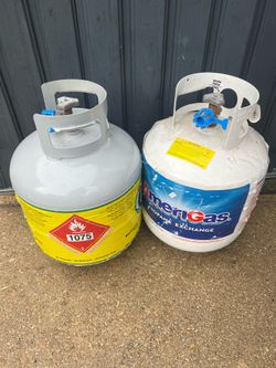 2 Full Propane Gas Tanks, 100% Full, plus some coupons for you as a gift, Lowest Price Anywhere