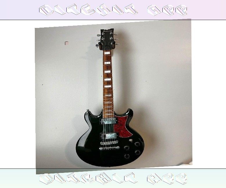 Electric Guitar Rock Hard with Top Sound Quality institution major