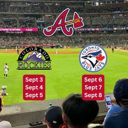 Braves tickets - September