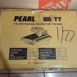 7 Inch Professional Tabletop Wet Tile Saw - Brand New