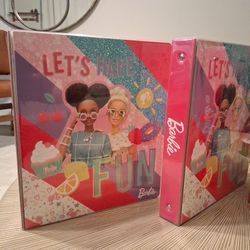 Set Of 2 Barbie Folder Perfect For Pictures 