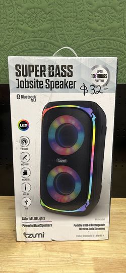 Tzumi Super Bass Jobsite Speaker