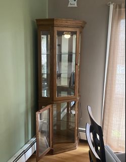 Corner Curio Cabinet