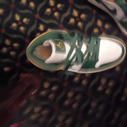 green yellow and white unisex air jordans