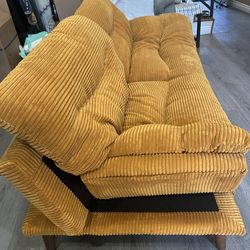 Amazon Sofa bed - mustard