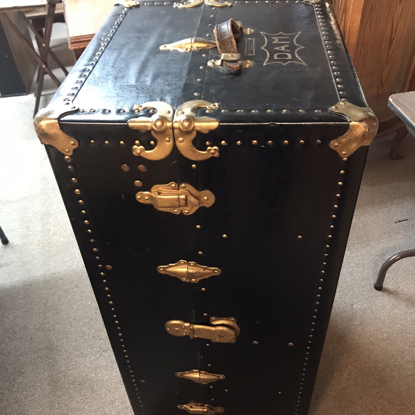 My Sister's Attic  Other Antique Steamer Trunk