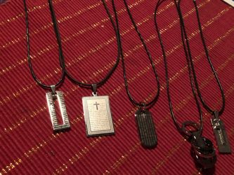 Our father prayer necklace