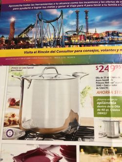 Princess house . Nuevo en su caja hermosa olla de 25 qt