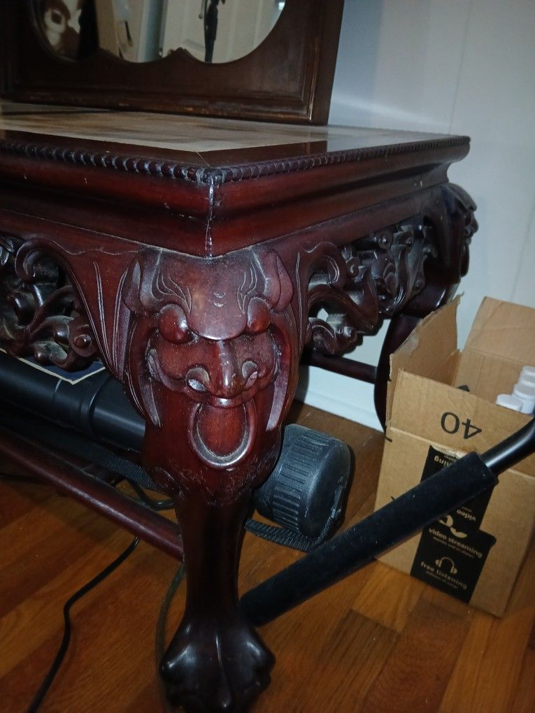 Antique Chinese Dragon Coffee Table