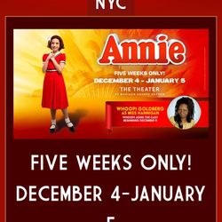 Play To See ANNIE In NYC: Whoopi Goldberg 