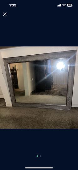 Grey Living Room Mirror 