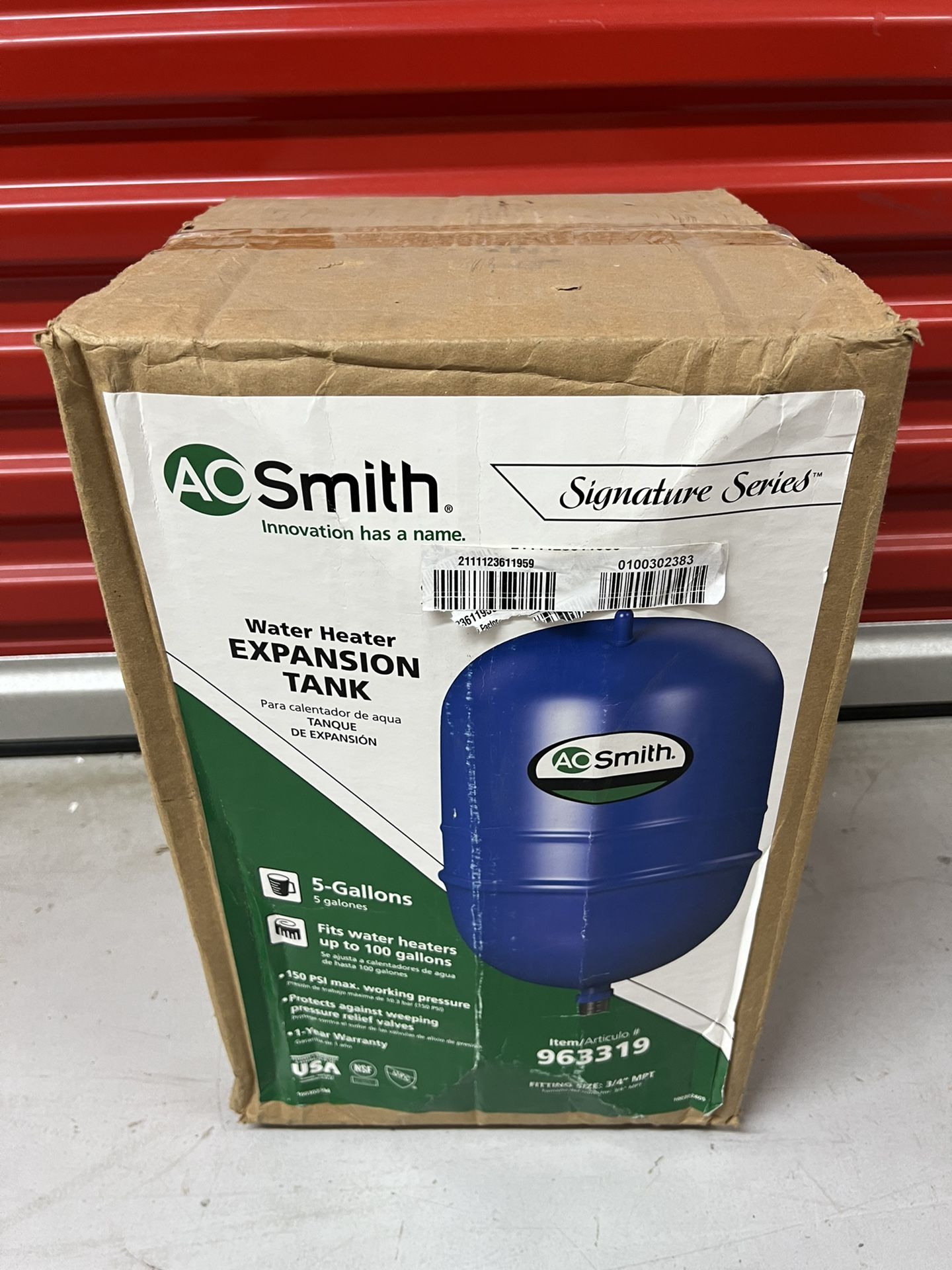 A.O. Smith 4.6-Gallon Expansion Pressure Tank for Sale in Katy, TX - OfferUp