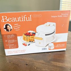 Waffle Maker  Beautiful by Drew Barrymore Rotating 