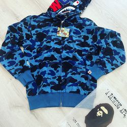 Blue Bape Jacket 