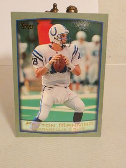 Topps Peyton Manning Indianapolis Colts Football Card