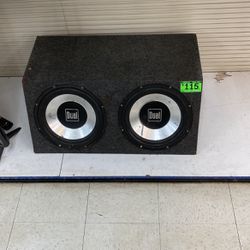 2x 12 Inch Dual Subs