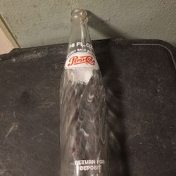 vintage Pepsi-Cola glass bottle