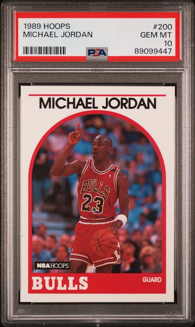 1989 Hoops Michael Jordan #200 PSA 10 Chicago Bulls