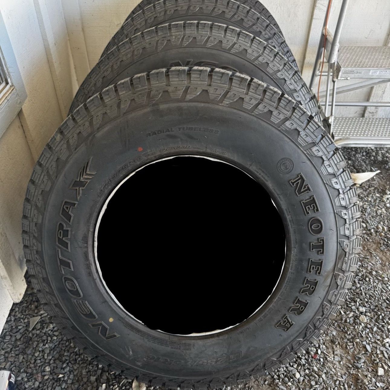 Neotrax Rt Neotrax Neoterra 285/75/16 Tires Semi New for Sale in Riverside County ...