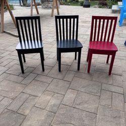 4 KIDS POTTERY BARN CHAIRS