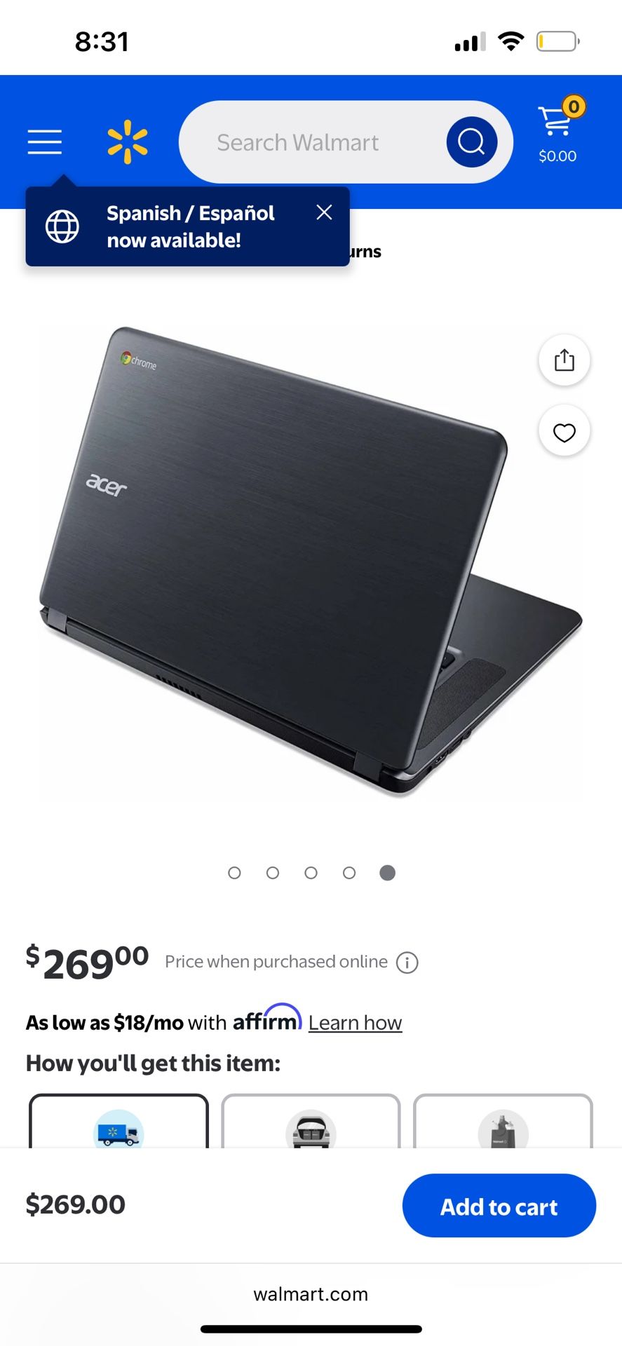 HP ACER CHROMEBOOK