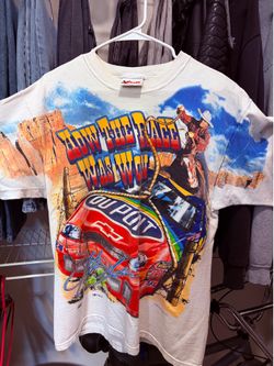 Vintage 90s NASCAR Jeff Gordon Dupont AOP All Over Print Chase Authentics USA