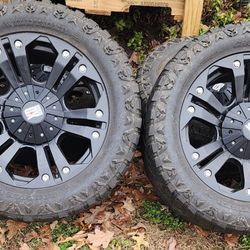 XD Buck 25 Black Milled 5-Lug Wheels 20x10 