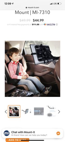 Tablet headrest mount