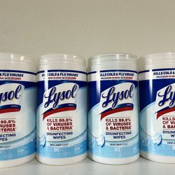 Lysol Wipes (4 For $16)