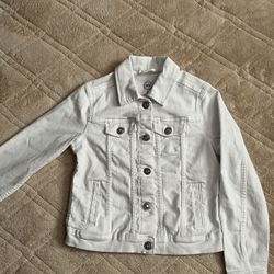 Girls’ White Jean Jacket Size 7-8