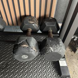 50 Pound Dumbbells - Pair