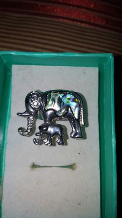 Lucky elephant sterling silver ring