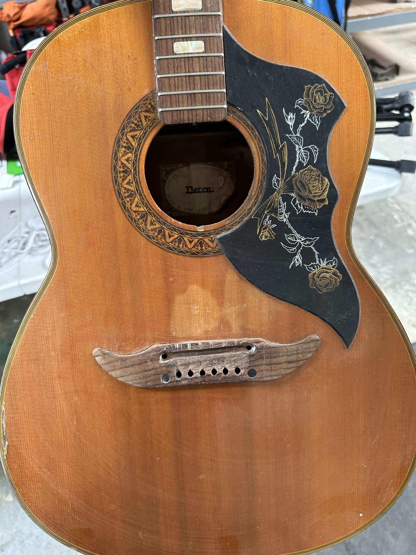 Decca acoustic guitar