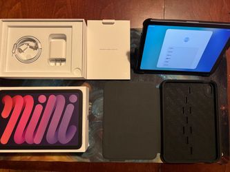 ipad Mini 6th Gen - 64GB purple WIFI + LTE w/ Apple Pencil 2