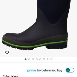 Big Kids Size 6 Western Chief Navy Blue Snow/Waterproof boots