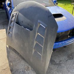 2008 -14 Subaru WRX / STI GT Concept Style Fiberglass Hood (Unpainted)