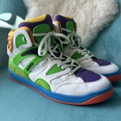 GUCCI BASKET SIZE 11 TRUE TO SIZE CLEAN AND CRISP(BUZZ LIGHT-YEAR COLORS)