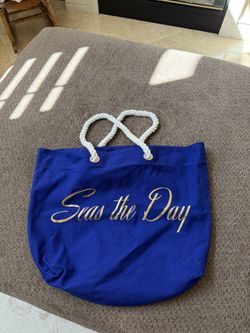 Beach Bag , Blue 
