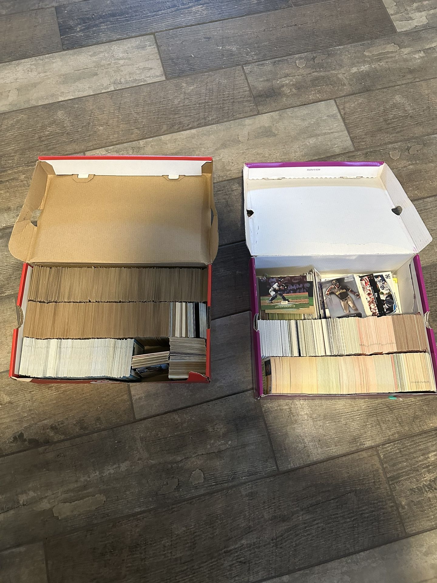 Shoe Boxes Full Of 80-present Baseball Cards