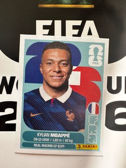 FIFA world cup Mbappe sticker