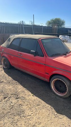 Red rabbit Volkswagen