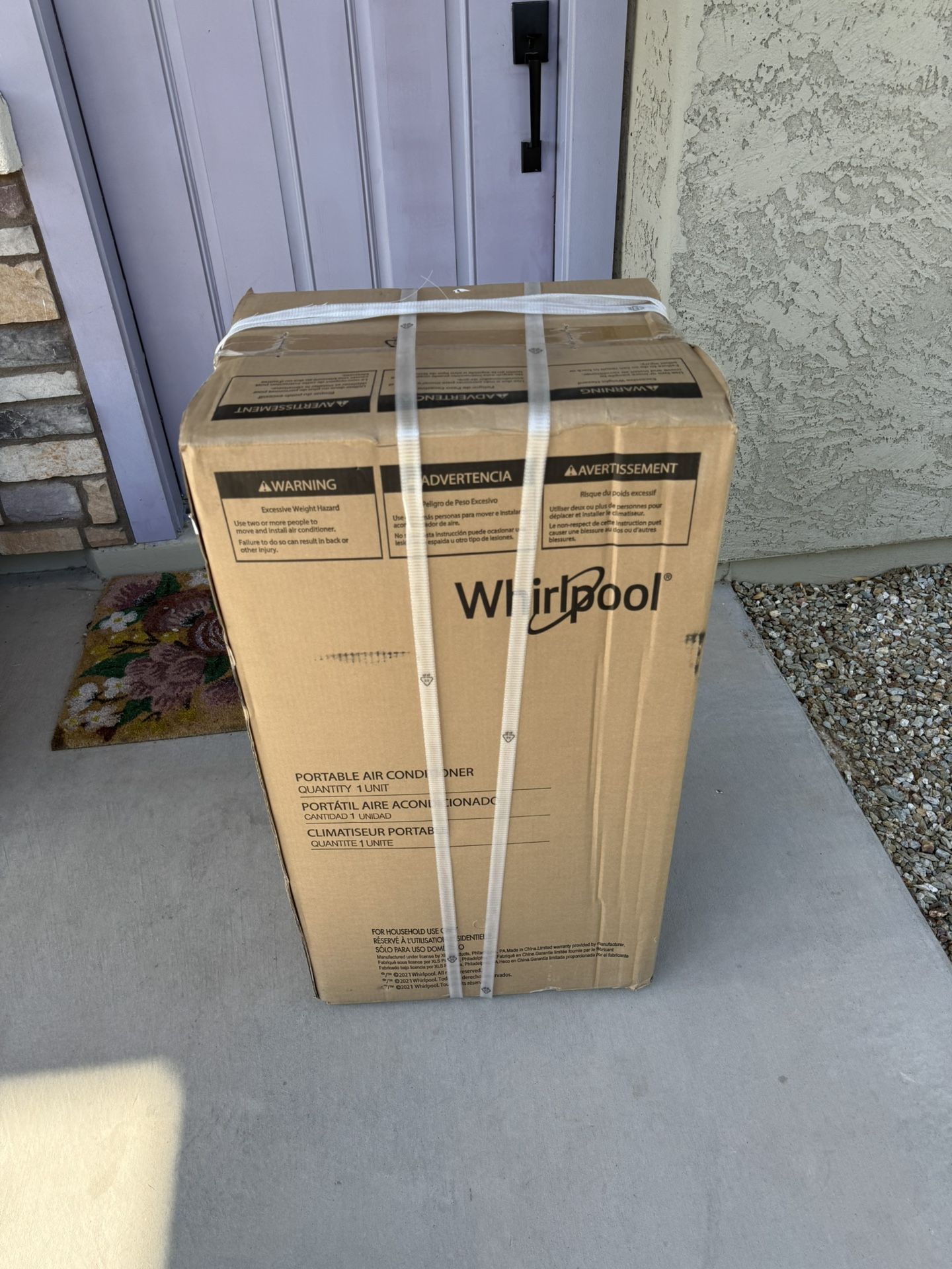 Whirlpool Portable AC Unit 8000btu