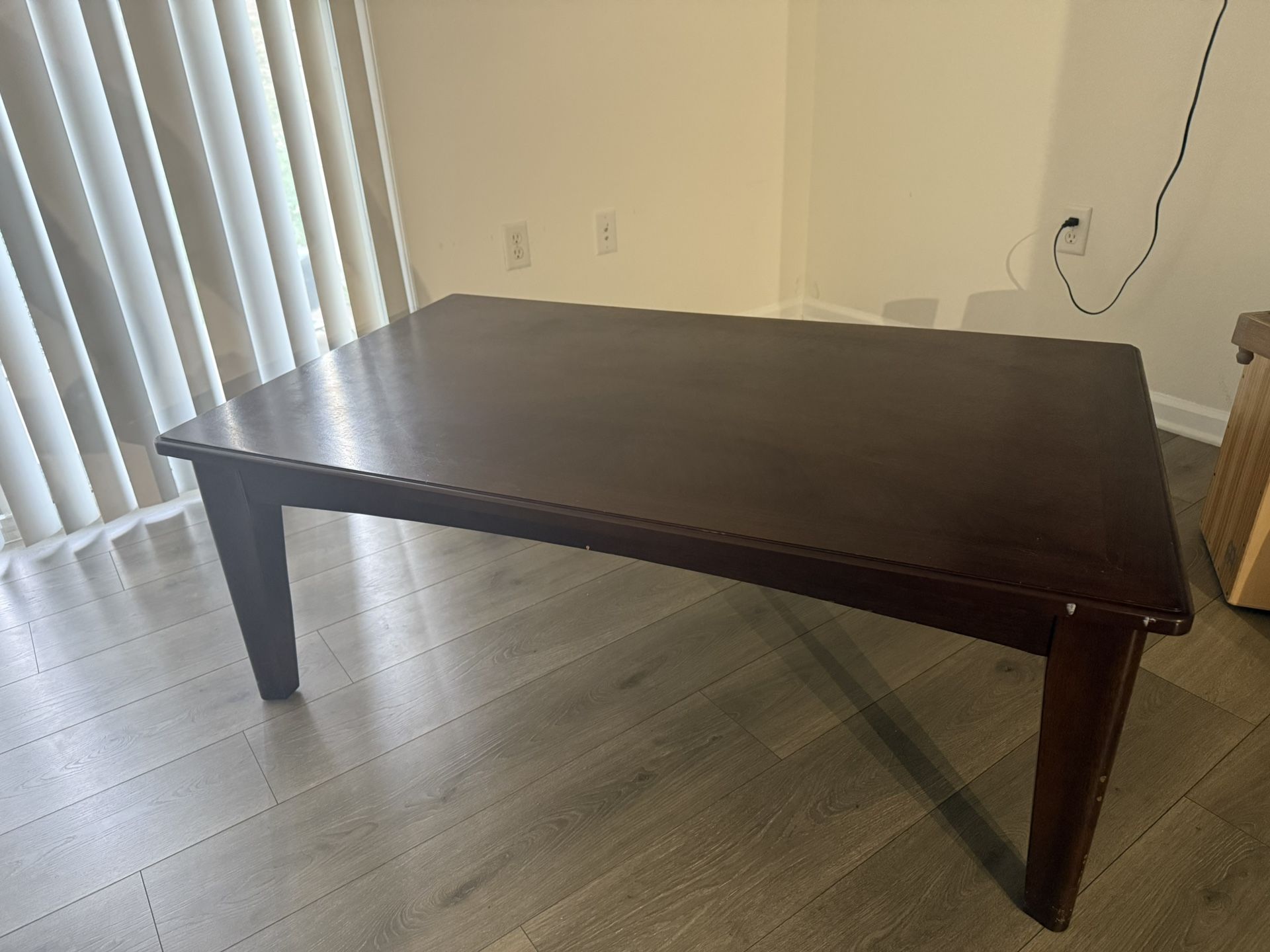 β Dark Wood Coffee Table β 19βH x 30βW x 50βL
