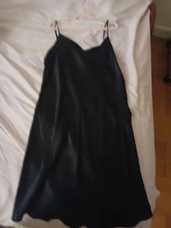 Intimissimi Black Silk Slip. M. BRAND NEW. Never worn