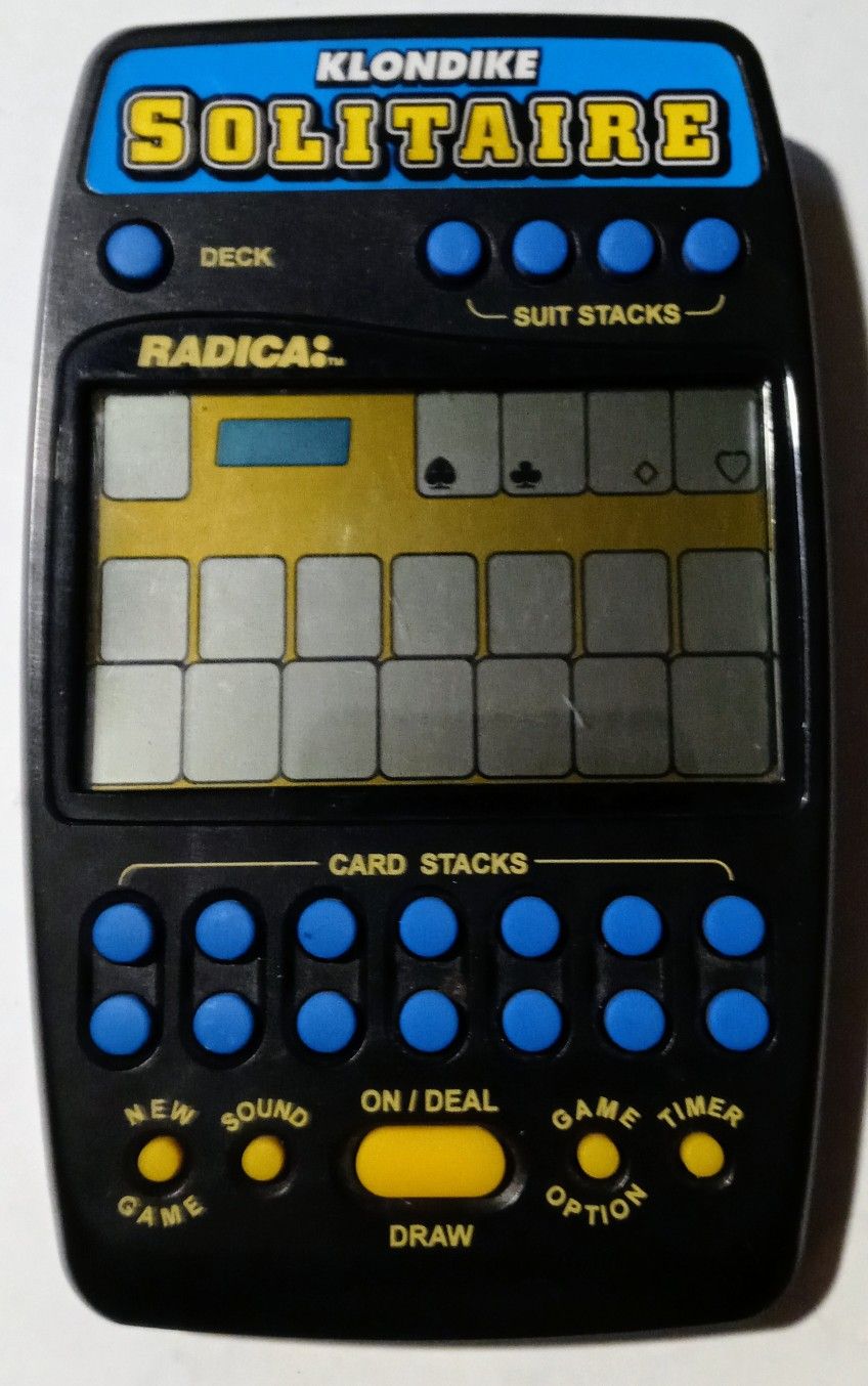 Klondike Solitaire Electronic Handheld Game