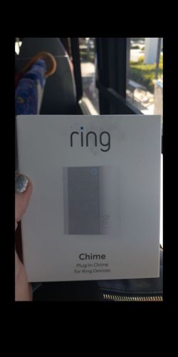 Brand new. Ring chime. Asking 20$ need immediate pickup please.