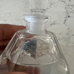Genuine italiane Lead Crystal Perfume Bottles