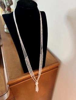 Long Length Beaded Necklace