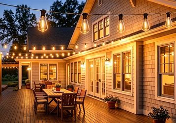 NEW Solar String Lights W/ Remote 150FT, Shatterproof LED Bulbs, Dimmable String Lights !